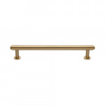 M Marcus Heritage Brass Stepped Design Cabinet Pull with 16mm Rose 160mm Centre to Centre